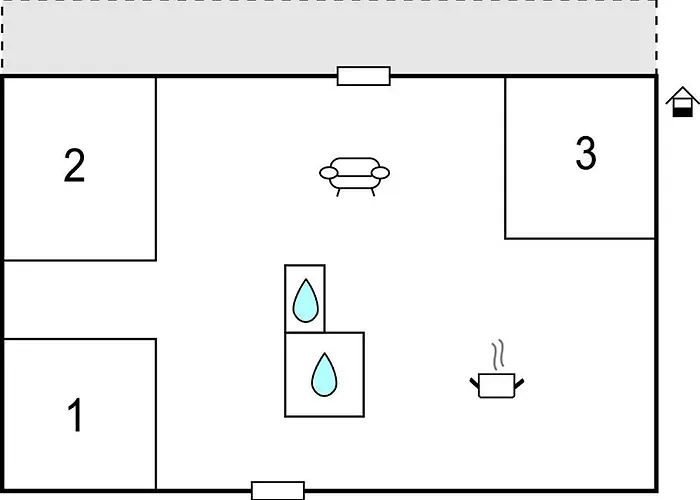 3 Bedroom Cozy In Le Touquet בית נופש קוק